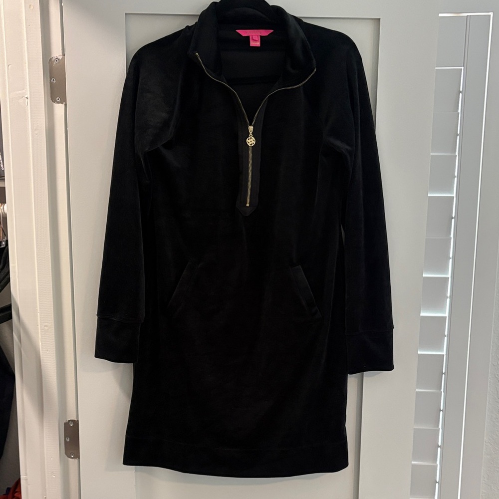 Lilly Pulitzer Black Long Sleeve Dress